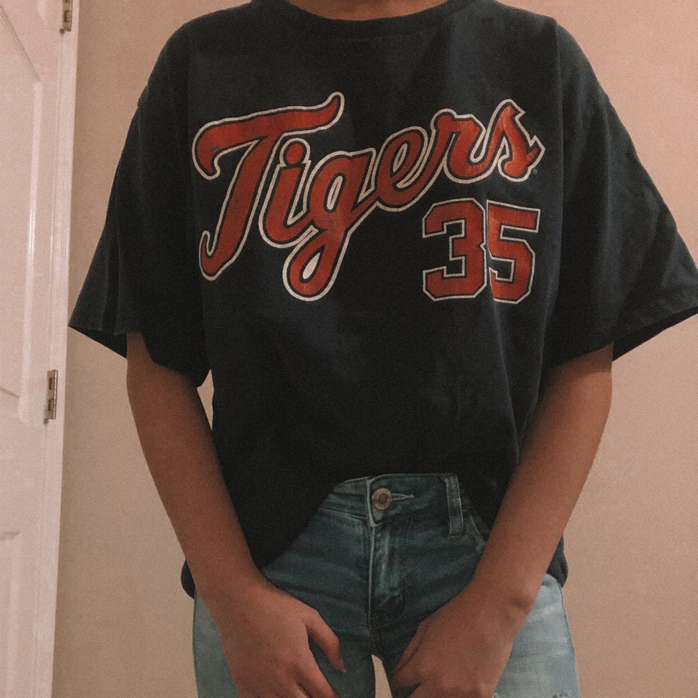 #35 Verlander Detroit Tigers baseball tee